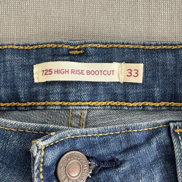 Levis 725 high rise bootcut jeans - Picture 5 of 13